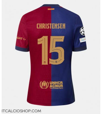 Barcelona Andreas Christensen #15 Prima Maglia 2024-25 Manica Corta